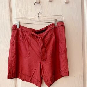 Gloria Vanderbilt linen shorts Size 8